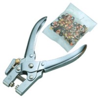 EYELET PLIER; WITH 100 EYELETS - 4.8MM - NST-0013